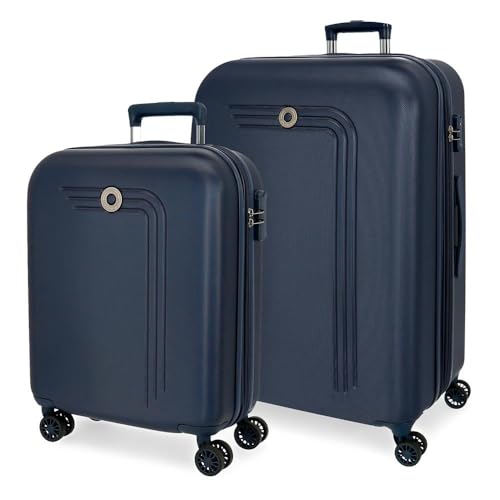 MOVOM Riga Koffer-Set, Blau, 55/70 cm, starr, ABS, Verschluss TSA 109L, 6,32 kg, 4 Doppelrollen, Handgepäck, blau, Talla única, Koffer Set MOVOM Riga Koffer-Set, Blau, 55/70 cm, starr, ABS, Verschluss TSA 109L, 6,32 kg, 4 Doppelrollen, Handgepäck, blau, Talla única, Koffer Set von MOVOM