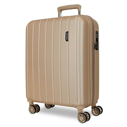 Movom Wood Kabinenkoffer Beige 40x55x20 cms Hartschalen ABS TSA-Schloss 38L 3,2Kgs 4 Doppelräder Erweiterbar Handgepäck Movom Wood Kabinenkoffer Beige 40x55x20 cms Hartschalen ABS TSA-Schloss 38L 3,2Kgs 4 Doppelräder Erweiterbar Handgepäck von MOVOM