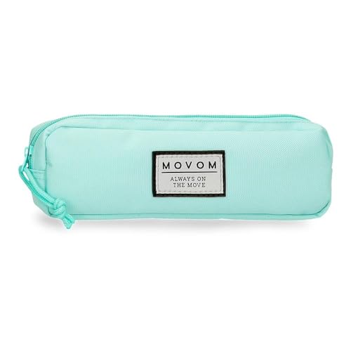 MOVOM Always on The Move Federmäppchen, Blau, 22 x 7 x 3 cm, Polyester, L, blau, Etui von MOVOM