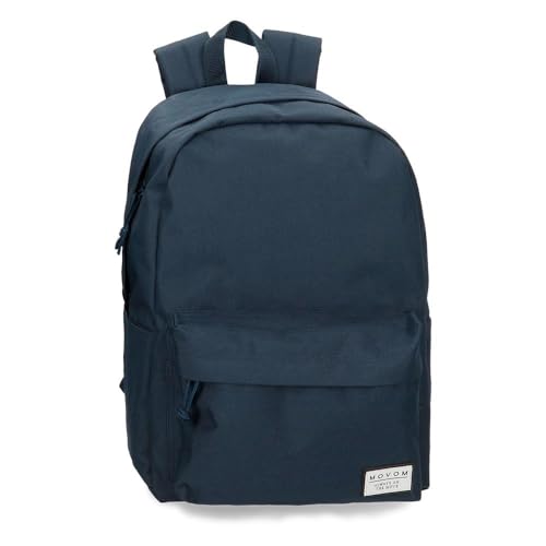 MOVOM Always on The Move Schulrucksack, Blau, 31,5 x 45 x 15 cm, Polyester, 21,26 l, blau, Schulrucksack von MOVOM