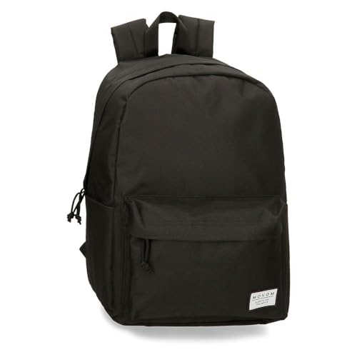 MOVOM Always on The Move Schulrucksack, Schwarz, 31,5 x 45 x 15 cm, Polyester, 21,26 l, Schwarz, Schulrucksack MOVOM Always on The Move Schulrucksack, Schwarz, 31,5 x 45 x 15 cm, Polyester, 21,26 l, Schwarz, Schulrucksack von MOVOM