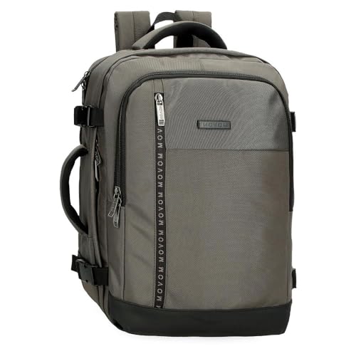 Movom Buster Kabinenrucksack für Laptop, 39,6 cm, Grau, 25 x 40 x 17 cm, Polyester mit Details aus Kunstleder, 17 l, grau, Laptop Kabine Rucksack Movom Buster Kabinenrucksack für Laptop, 39,6 cm, Grau, 25 x 40 x 17 cm, Polyester mit Details aus Kunstleder, 17 l, grau, Laptop Kabine Rucksack von MOVOM