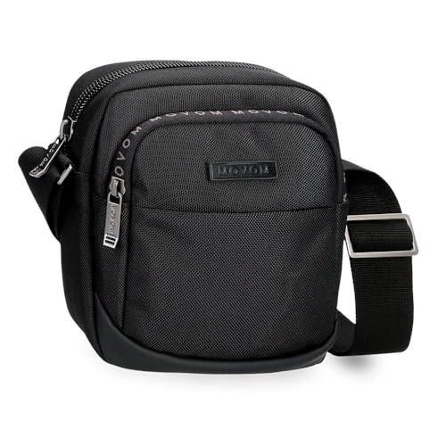 Movom Buster Kleine Umhängetasche Schwarz 15 x 19,5 x 6 cm Polyester mit Details aus Kunstleder von Joumma Bags, Schwarz, Kleine Umhängetasche Movom Buster Kleine Umhängetasche Schwarz 15 x 19,5 x 6 cm Polyester mit Details aus Kunstleder von Joumma Bags, Schwarz, Kleine Umhängetasche von MOVOM