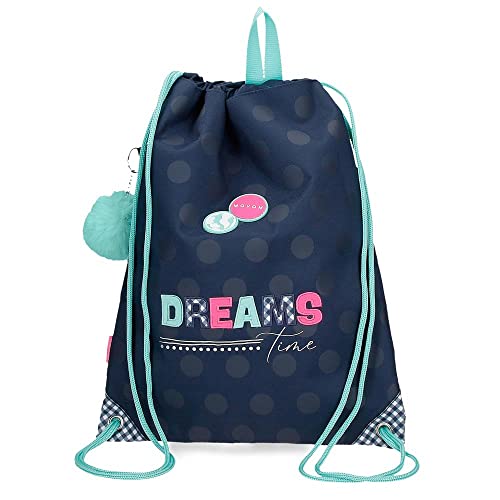 Movom Dreams Time Rucksack, Blau, 32 x 42 cm, Polyester, blau, Rucksack von MOVOM