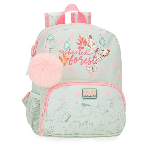 Movom Enchanted Forest Vorschulrucksack, Grün, 23 x 28 x 10 cm, Polyester, 6,44 l, grün, 23x28x10 cms, Vorschulrucksack Movom Enchanted Forest Vorschulrucksack, Grün, 23 x 28 x 10 cm, Polyester, 6,44 l, grün, 23x28x10 cms, Vorschulrucksack von MOVOM