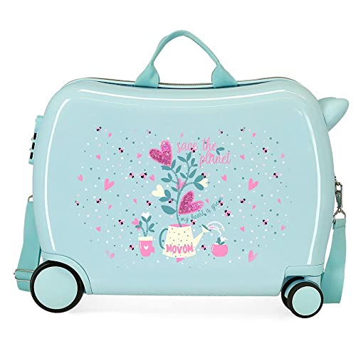 Movom Flower Pot Kinderkoffer, grün, 50 x 39 x 20 cm, starrer ABS-Kombinationsverschluss seitlich, 34 l, 3 kg, 4 Gepäckstücke Movom Flower Pot Kinderkoffer, grün, 50 x 39 x 20 cm, starrer ABS-Kombinationsverschluss seitlich, 34 l, 3 kg, 4 Gepäckstücke von MOVOM