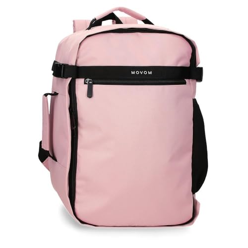 Movom Foster Kabinenrucksack für Laptop, Rosa, 25 x 40 x 20 cm, Polyester, 20 l, Rosa, Talla única, Kabinenrucksack für Laptop von MOVOM