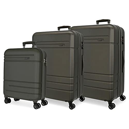 Movom Galaxy Koffer-Set, schwarz, 55/68/78 cm, starr, ABS-Kombinationsverschluss, seitlich, 217 l, 11,64 kg, 4 Räder, Handgepäck Movom Galaxy Koffer-Set, schwarz, 55/68/78 cm, starr, ABS-Kombinationsverschluss, seitlich, 217 l, 11,64 kg, 4 Räder, Handgepäck von MOVOM