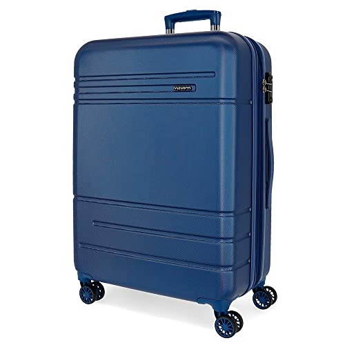 Movom Galaxy Koffer mittelgroß, Grau, 48 x 68 x 27 cm, Hartplastik, seitlicher Kombinationsverschluss, 72 l, 3,86 kg, 4 Räder von MOVOM