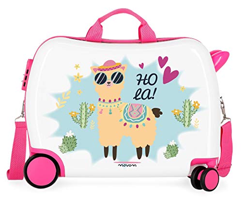 Movom Happy Time Kinder-Koffer Mehrfarbig 50x38x20 cms Hartschalen ABS Kombinationsschloss 34L 2,1Kgs 4 Räder Handgepäck Movom Happy Time Kinder-Koffer Mehrfarbig 50x38x20 cms Hartschalen ABS Kombinationsschloss 34L 2,1Kgs 4 Räder Handgepäck von MOVOM