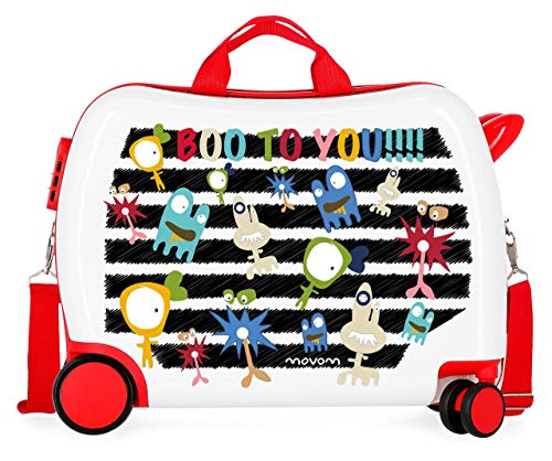 Movom Happy Time Kinder-Koffer Mehrfarbig 50x38x20 cms Hartschalen ABS Kombinationsschloss 34L 2,1Kgs 4 Räder Handgepäck Movom Happy Time Kinder-Koffer Mehrfarbig 50x38x20 cms Hartschalen ABS Kombinationsschloss 34L 2,1Kgs 4 Räder Handgepäck von MOVOM