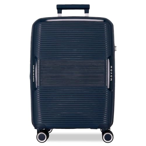 Movom Inari Kabinenkoffer, Blau, 40 x 55 x 20 cm, starr, Polypropylen, Verschluss TSA 37L, 2,68 kg, 4 Doppelräder, Handgepäck, blau, Kabinenkoffer Movom Inari Kabinenkoffer, Blau, 40 x 55 x 20 cm, starr, Polypropylen, Verschluss TSA 37L, 2,68 kg, 4 Doppelräder, Handgepäck, blau, Kabinenkoffer von MOVOM