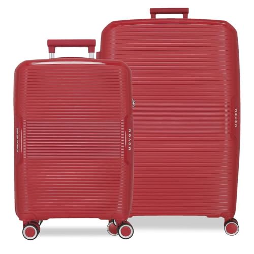 Movom Inari Kofferset, Rot, 55/68 cm, Polypropylen, Verschluss TSA 113L, 6,54 kg, 4 Doppelrollen, Handgepäck, rot, Koffer-Set Movom Inari Kofferset, Rot, 55/68 cm, Polypropylen, Verschluss TSA 113L, 6,54 kg, 4 Doppelrollen, Handgepäck, rot, Koffer-Set von MOVOM