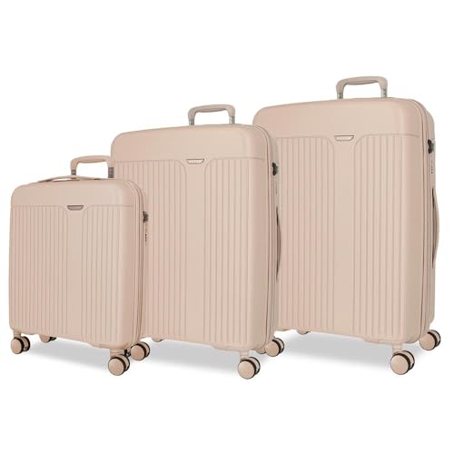 Movom Koffer-Set, Beige, 55/68/78 cm, starr, 11,4 kg, TSA-Verschluss, Polypropylen, 11,4 kg, 217 V, Handgepäck, Beige, Talla única, Koffer-Set Movom Koffer-Set, Beige, 55/68/78 cm, starr, 11,4 kg, TSA-Verschluss, Polypropylen, 11,4 kg, 217 V, Handgepäck, Beige, Talla única, Koffer-Set von MOVOM