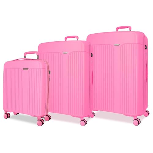 Movom Koffer-Set, Rosa, 55/68/78 cm, starr, 11,4 kg, TSA-Verschluss, Polypropylen, 11,4 kg, 217 V, Handgepäck, Rosa, Talla única, Koffer-Set Movom Koffer-Set, Rosa, 55/68/78 cm, starr, 11,4 kg, TSA-Verschluss, Polypropylen, 11,4 kg, 217 V, Handgepäck, Rosa, Talla única, Koffer-Set von MOVOM