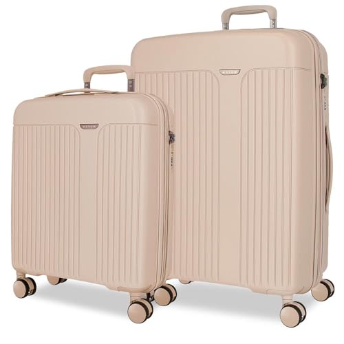 Movom Kofferset, Beige, 55/68 cm, starr, 6,65 kg, TSA-Verschluss, Polypropylen, 6,65 kg, 109 LExspannbar, Handgepäck, Beige, Talla única, Koffer-Set Movom Kofferset, Beige, 55/68 cm, starr, 6,65 kg, TSA-Verschluss, Polypropylen, 6,65 kg, 109 LExspannbar, Handgepäck, Beige, Talla única, Koffer-Set von MOVOM