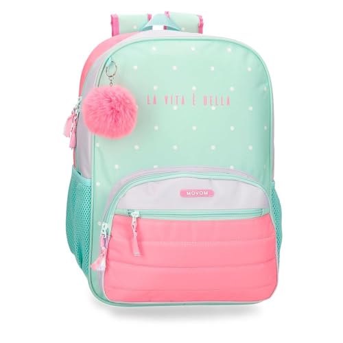 Movom La Vita è Bella Schulrucksack, anpassbar, grün, 31 x 42 x 13 cm, Polyester, 16,93 l, grün, Schulrucksack, anpassbar an Trolley Movom La Vita è Bella Schulrucksack, anpassbar, grün, 31 x 42 x 13 cm, Polyester, 16,93 l, grün, Schulrucksack, anpassbar an Trolley von MOVOM