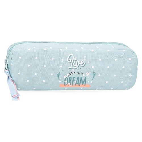 Movom Live Your Dreams Federmäppchen, Grün, 22 x 7 x 3 cm, Polyester von Joumma Bags, grün, Etui Movom Live Your Dreams Federmäppchen, Grün, 22 x 7 x 3 cm, Polyester von Joumma Bags, grün, Etui von MOVOM