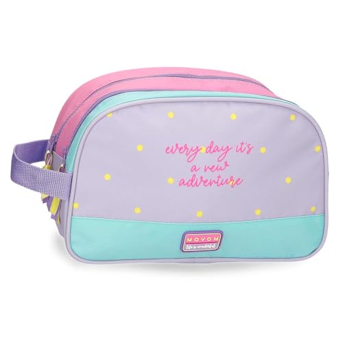 Movom New Adventure Kulturbeutel, anpassbar, Mehrfarbig, 26 x 16 x 12 cm, Polyester, 4,99 l, bunt, Talla única, Anpassbare Kosmetiktasche Movom New Adventure Kulturbeutel, anpassbar, Mehrfarbig, 26 x 16 x 12 cm, Polyester, 4,99 l, bunt, Talla única, Anpassbare Kosmetiktasche von MOVOM