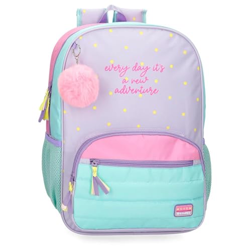Movom New Adventure Schulrucksack, Mehrfarbig, 30 x 38 x 12 cm, Polyester, 13,68 l, bunt, Talla única, Schulrucksack Movom New Adventure Schulrucksack, Mehrfarbig, 30 x 38 x 12 cm, Polyester, 13,68 l, bunt, Talla única, Schulrucksack von MOVOM