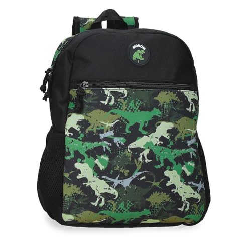 Movom Raptors Schulrucksack, Schwarz, 27 x 33 x 11 cm, Polyester, 9,8 l, Schwarz, Schulrucksack Movom Raptors Schulrucksack, Schwarz, 27 x 33 x 11 cm, Polyester, 9,8 l, Schwarz, Schulrucksack von MOVOM