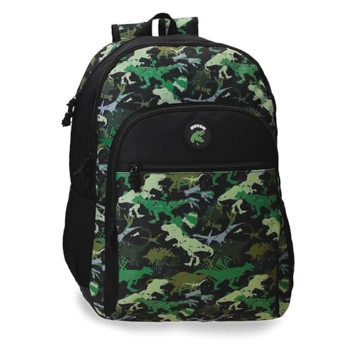 Movom Raptors Schulrucksack, anpassbar, Schwarz, 33 x 44 x 17 cm, Polyester, 24,68 l, Schwarz, Schulrucksack, anpassbar an Trolley Movom Raptors Schulrucksack, anpassbar, Schwarz, 33 x 44 x 17 cm, Polyester, 24,68 l, Schwarz, Schulrucksack, anpassbar an Trolley von MOVOM