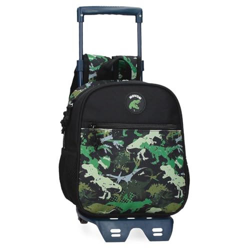 Movom Raptors Vorschulrucksack mit Trolley, Schwarz, 23 x 25 x 10 cm, Polyester, 5,75 l, Schwarz, Vorschule Rucksack mit Trolley Movom Raptors Vorschulrucksack mit Trolley, Schwarz, 23 x 25 x 10 cm, Polyester, 5,75 l, Schwarz, Vorschule Rucksack mit Trolley von MOVOM