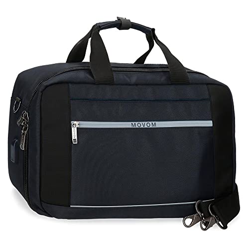 Movom Trimmed Reisetasche, Blau, 40 x 25 x 20 cm, Polyester, 20 l, blau, Reisetasche von MOVOM