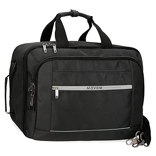 Movom Trimmed Reisetasche, Schwarz, 40 x 30 x 20 cm, Polyester, 24 l, Schwarz, Reisetasche Movom Trimmed Reisetasche, Schwarz, 40 x 30 x 20 cm, Polyester, 24 l, Schwarz, Reisetasche von MOVOM