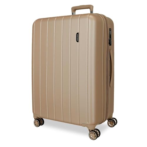 Movom Wood Großer Koffer Beige 52x75x33 cms Hartschalen ABS TSA-Schloss 109L 4,9Kgs 4 Doppelräder Erweiterbar Movom Wood Großer Koffer Beige 52x75x33 cms Hartschalen ABS TSA-Schloss 109L 4,9Kgs 4 Doppelräder Erweiterbar von MOVOM