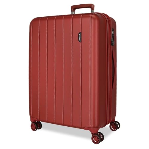 Movom Wood Großer Koffer Rot 52x75x33 cms Hartschalen ABS TSA-Schloss 109L 4,9Kgs 4 Doppelräder Erweiterbar Movom Wood Großer Koffer Rot 52x75x33 cms Hartschalen ABS TSA-Schloss 109L 4,9Kgs 4 Doppelräder Erweiterbar von MOVOM