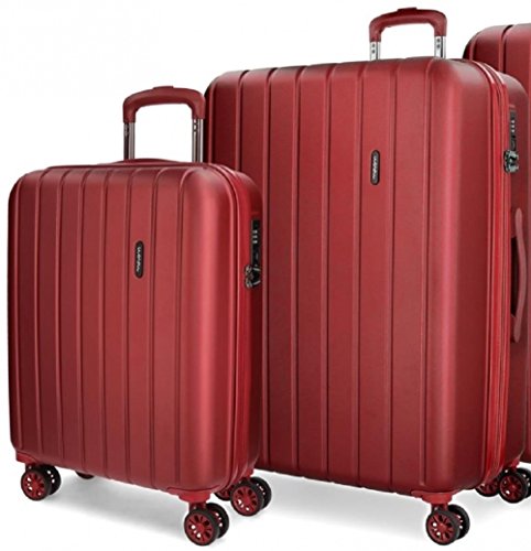 Movom Wood Mittlerer Koffer Rot 44,50x65x27,5 cms Hartschalen ABS TSA-Schloss 68L 3,8Kgs 4 Doppelräder Erweiterbar Movom Wood Mittlerer Koffer Rot 44,50x65x27,5 cms Hartschalen ABS TSA-Schloss 68L 3,8Kgs 4 Doppelräder Erweiterbar von MOVOM
