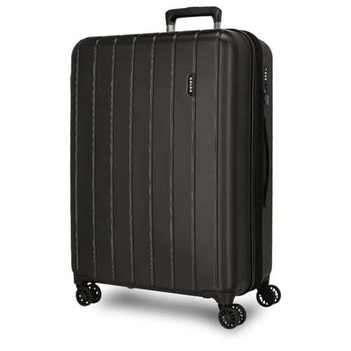 Movom Wood Mittlerer Koffer Schwarz 44,5x65x27,5 cms Hartschalen ABS TSA-Schloss 68L 3,8Kgs 4 Doppelräder Erweiterbar Movom Wood Mittlerer Koffer Schwarz 44,5x65x27,5 cms Hartschalen ABS TSA-Schloss 68L 3,8Kgs 4 Doppelräder Erweiterbar von MOVOM