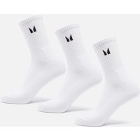 MP Crew-Socken Unisex (3er Pack) — Weiß - UK 6-8 von MP