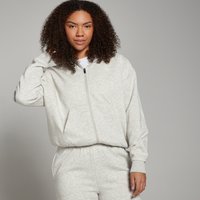 MP Damen Basics Kapuzenpulli mit durchgehendem Reißverschluss – Hellgrau - XL MP Damen Basics Kapuzenpulli mit durchgehendem Reißverschluss – Hellgrau - XL von MP