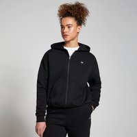 MP Damen Basics Kapuzenpulli mit durchgehendem Reißverschluss — Schwarz - XS MP Damen Basics Kapuzenpulli mit durchgehendem Reißverschluss — Schwarz - XS von MP