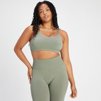 MP Damen Rest Day Nahtloser Sport-BH mit gekreuztem Rücken – Dunkles Graubraun - L von MP