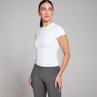 MP Damen Tempo Body Fit Kurzarm-T-Shirt – Weiß - XXL von MP