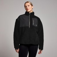 MP Damen Tempo Studio Borg Gewebte Jacke – Schwarz - XL von MP