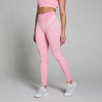 MP Damen Tempo Ultra Geometric Nahtlose Leggings – Blütenrosa - L von MP