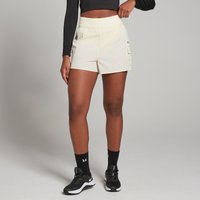 MP Damen Velocity Doppellagige Shorts — Ecru - M von MP