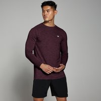 MP Herren Performance Langarmshirt – Merlot meliert - S von MP