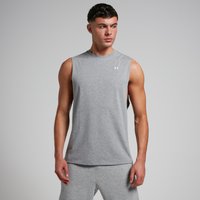 MP Herren Rest Day Tanktop mit tiefem Armausschnitt – Hellgrau - XXXL MP Herren Rest Day Tanktop mit tiefem Armausschnitt – Hellgrau - XXXL von MP