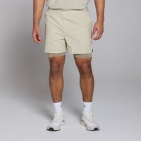 MP Herren Tempo 2-in-1-Graphic Shorts – Salzgrau - M MP Herren Tempo 2-in-1-Graphic Shorts – Salzgrau - M von MP