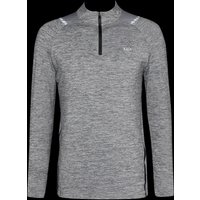 MP Herren Velocity 1/4 Reißverschluss Top — Charcoal Marl - M von MP