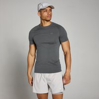 MP Men's Velocity Muscle Fit Seamless T-Shirt - Dark Grey - XS MP Men's Velocity Muscle Fit Seamless T-Shirt - Dark Grey - XS von MP