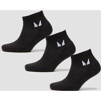 MP Unisex Ankle Socks (3 Pack) - Black - UK 6-8 von MP