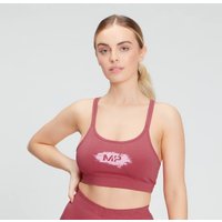 MP Damen kreidefarbene Grafik Sport-BH — Berry Pink - XS MP Damen kreidefarbene Grafik Sport-BH — Berry Pink - XS von MP