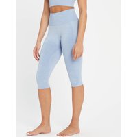 MP Damen Composure Nahtlose Capri-Leggings — Blue Sky - M von MP