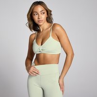 MP Damen Lifestyle Twist Front Sport-BH – Mineralgrün - M von MP